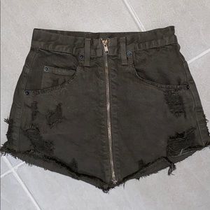 LF CARMAR zip up skirt